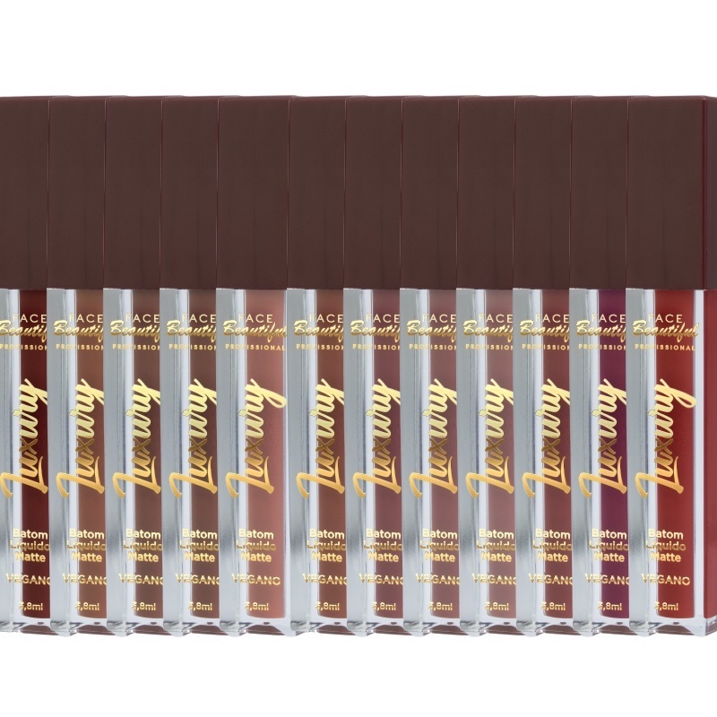 Batom Líquido Matte Vegano  Linha Luxury Face Beautiful