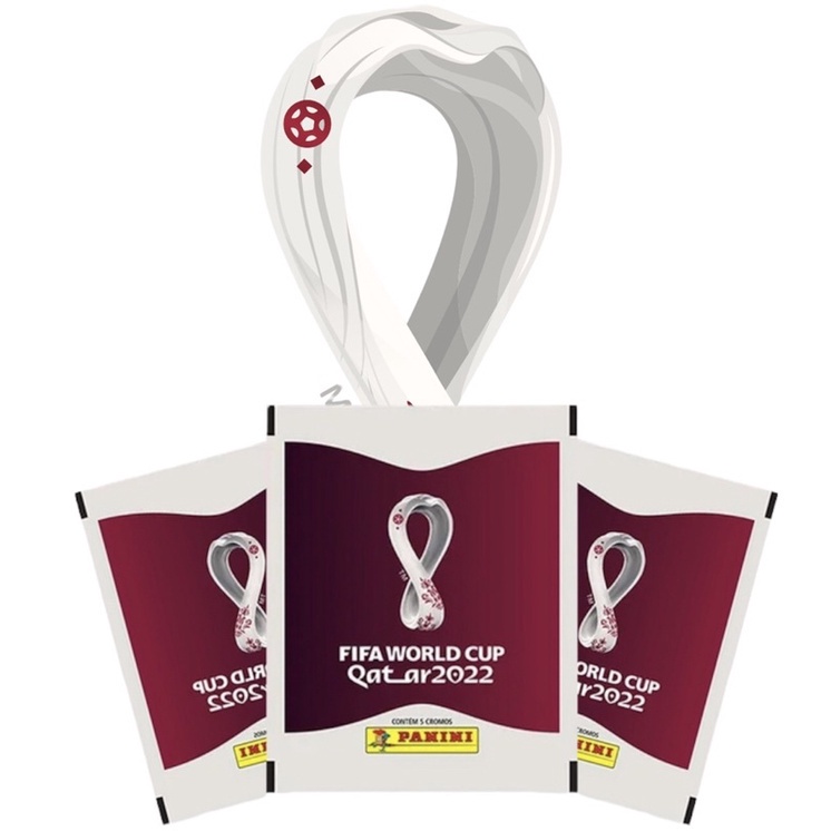 1 Envelope De Figurinha Da Copa Do Mundo 2022
