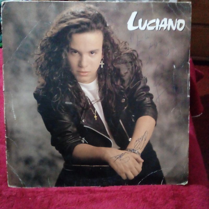 Disco Vinil Luciano autógrafado raro
