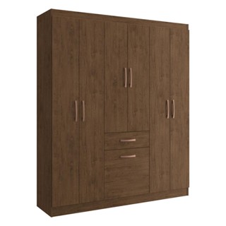 Guarda-Roupa 7 Portas 1 Gaveta Nairóbi Multimóveis CR4154 Amarula