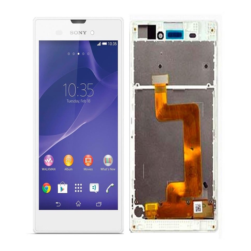 Tela Display Lcd Touch Sony Xperia T3 D5102 D5103 C/ aro