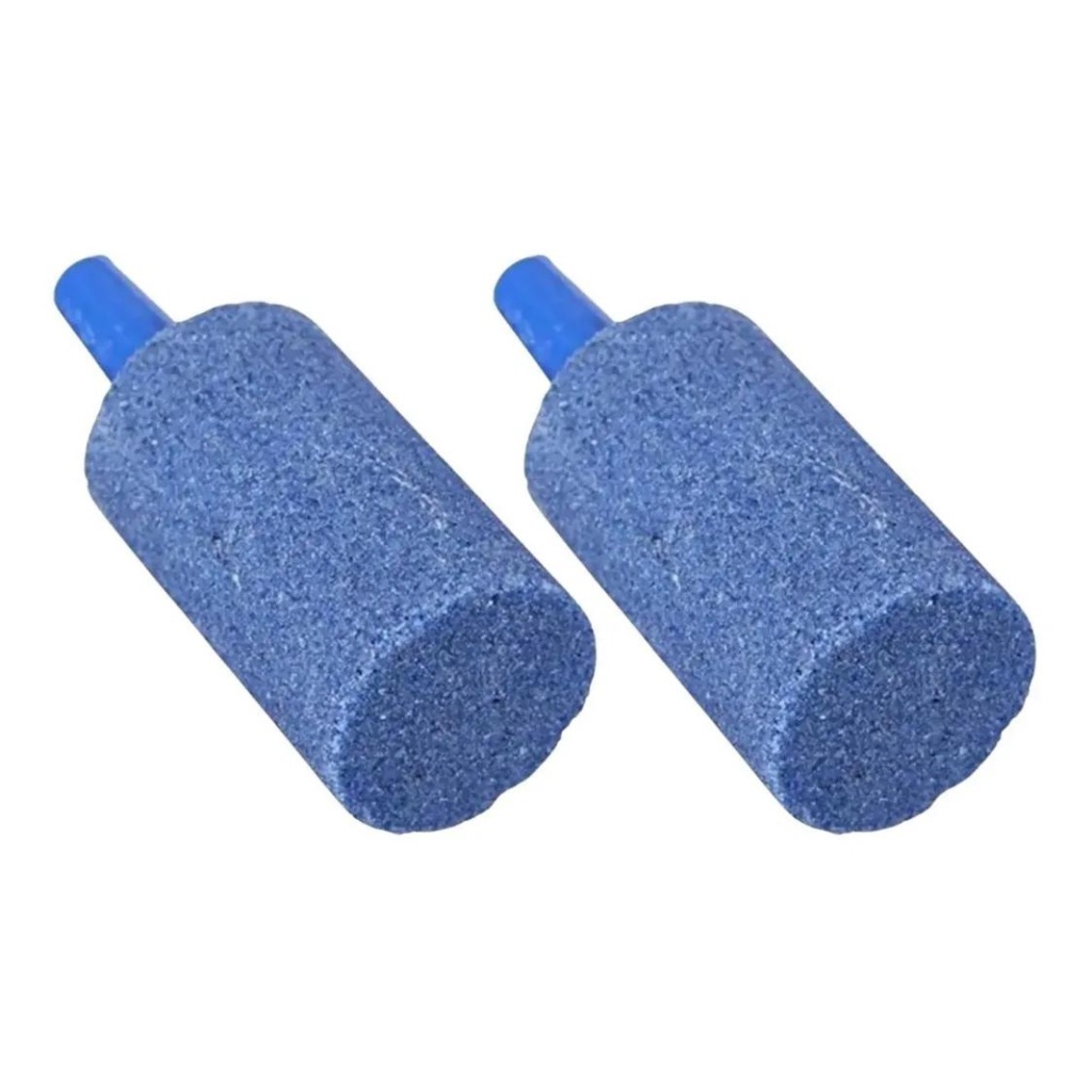 Kit 2x Pedra Porosa Aleas  Jeneca Para Compressor De Ar Oxigenação Para Aquario