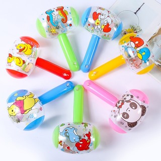 Martelo Inflável Pequeno De 22 Cm Com Brinquedo De Bebê Sino/Padrão De Desenho Animado/Pitada Vai Tocar em Oferta na Shopee