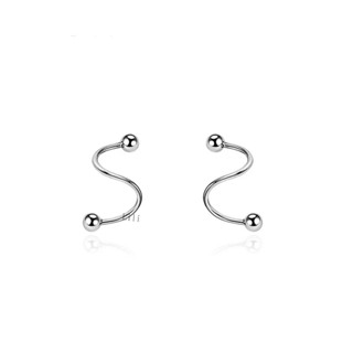 Kit 2 Piercing Twister Espiral Aço Cirúrgico Boca, orelha, cartilagem, septo, hélix, nariz, tragus