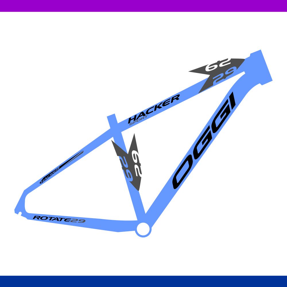 Adesivo para quadro OGGI HACKER SPORT 29