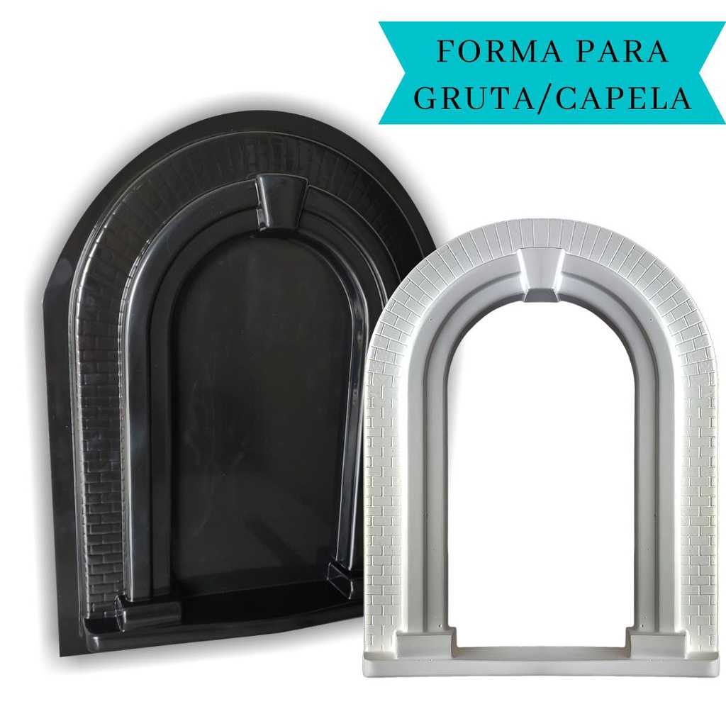 Forma Para Fabricar Gruta/Capela Em Abs Cimento Ou Gesso