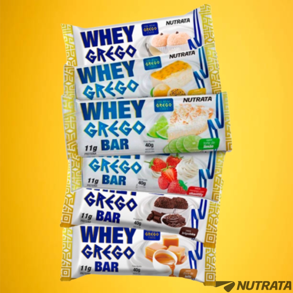 Whey Grego Bar 12u. 40g - Nutrata