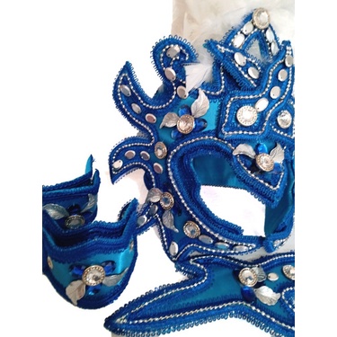 Paramenta De Ogum Pronta Capacete Azul