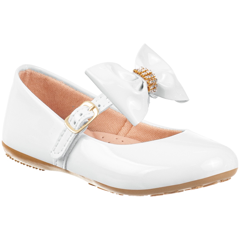 Sapatilha Infantil Sapato Laço Strass Brilho Leve Boneca Menina Salomé Rasteirinha Macio Confortável Festa Daminha em Oferta na Shopee