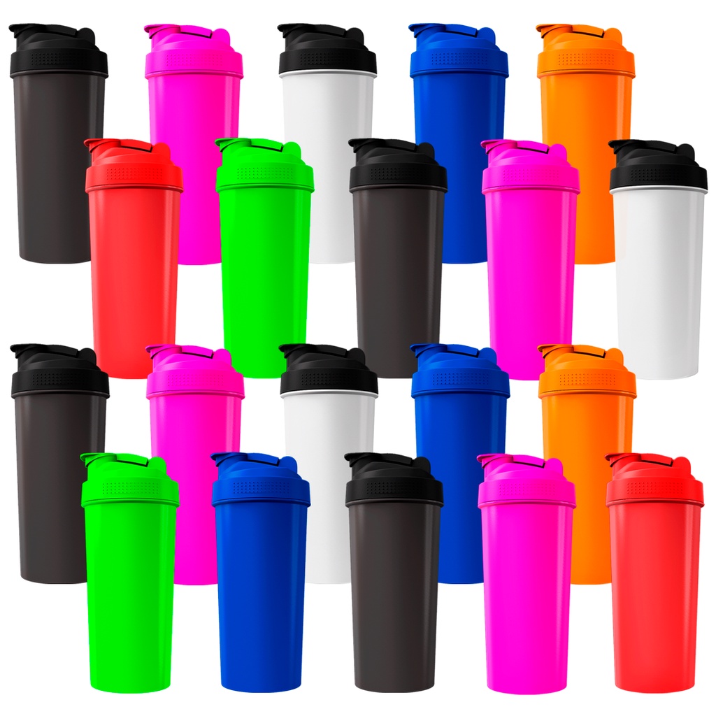 Kit 20 Coqueteleiras Para Revenda Atacado - Várias Cores