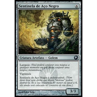 Sentinela de Aço Negro (Golem) - - Magic The Gathering