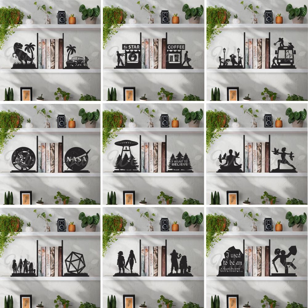 Aparador de Livros Modelos Variados Woodecora — imagem 2 de 2