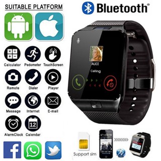 Dz09 Smartwatch Relógio Inteligente Andróide bluetooth Com Cartão sim Telefone fitness Rastreador Relógios Inteligentes Adequados Mulheres Homens OHGQ