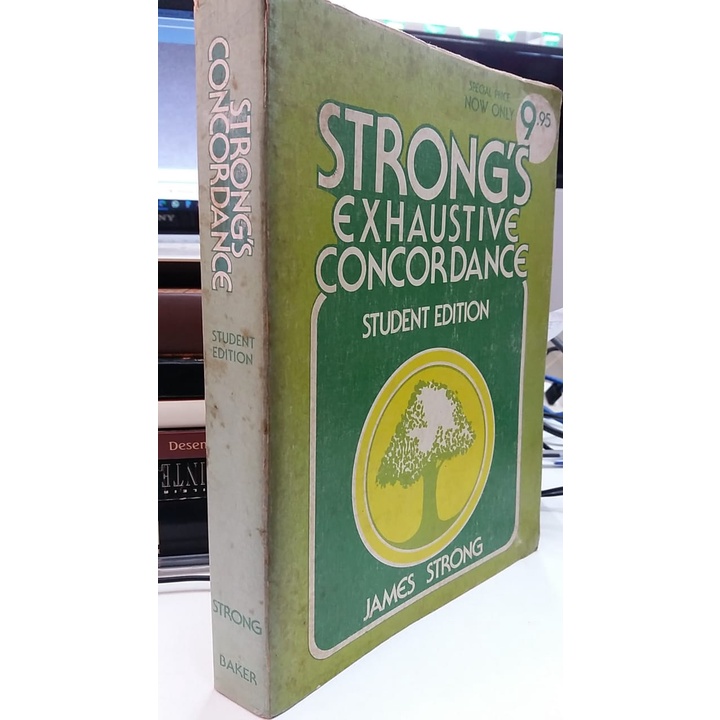 LIVRO STRONGS EXHAUSTIVE CONCORDANCE STUDENT EDITION JAMES STRONG