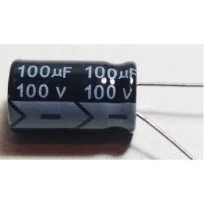 Capacitor Para Cornetas 100uf/100v 10 Unidades em Oferta na Shopee