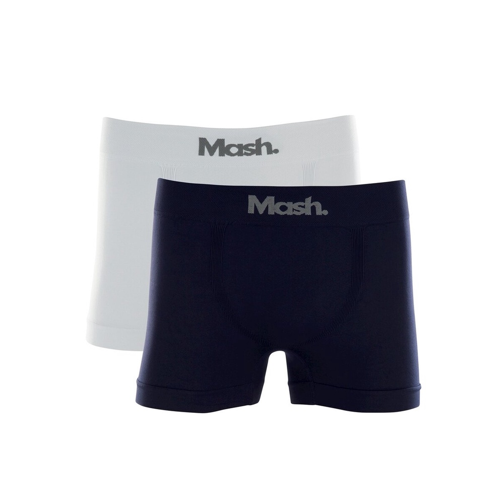 KIT COM 2 CUECAS BOXER MASH 711.01 em Oferta na Shopee