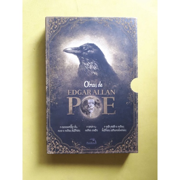 Livros Box Obras De Edgar Allan Poe Com 3 Livros E Um Poster Shopee