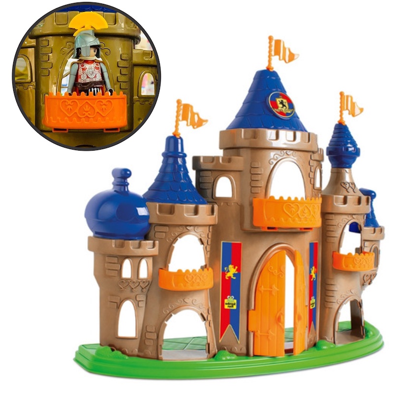 Castelo Medieval Infantil Batalha Do Dragão Com Acessórios