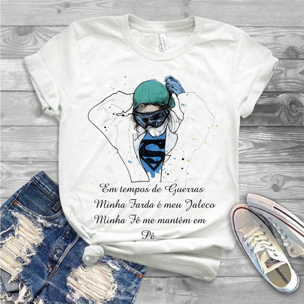 Camisa Tecnico de Enfermagem Enfermeira Enf 23