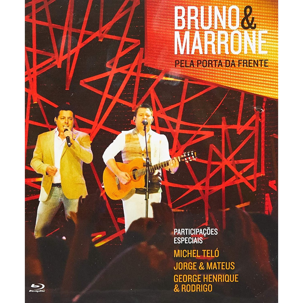 BLU-RAY DISC - BRUNO E MARRONE - PELA PORTA DA FRENTE
