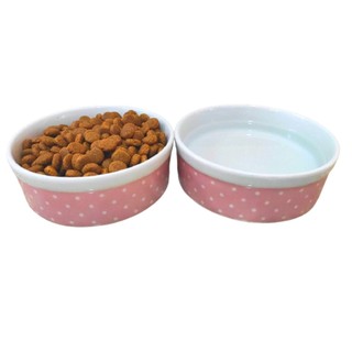 Comedouro Para Dog 2 Uni Porcelana 330ml Super Decoração
