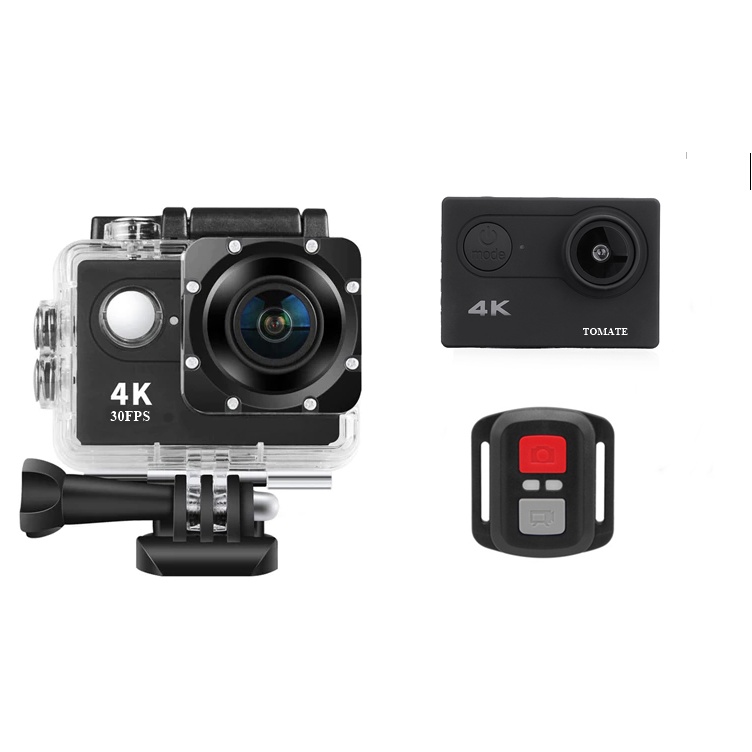 Câmera Filmadora Esporte 4k Full Hd Wifi Youtube 1080p 5.0mp Com Controle Tomate Mt 1090