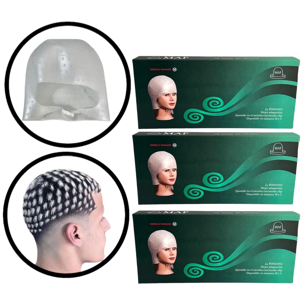 Touca Para Luzes Reflexo Alinhado mechas Maf Romana 3 uni