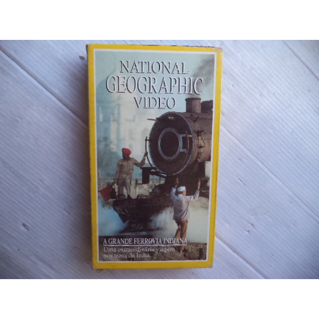 Fita Vhs National Geographic A Grande Ferrovia Indiana