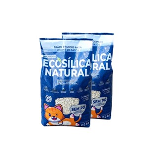 Areia Sílica Ecologica Sanitária Natural Grossa Prógato 4kg