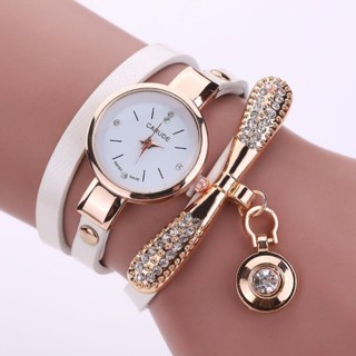 Rhinestone Pulseira De Relógio Quartzo Bangle Luxo Estilo Punk