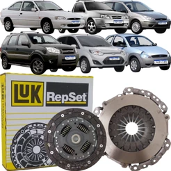 Kit de Embreagem Luk Zetec Rocam Fiesta Ecosport Ka Focus Courier Escort