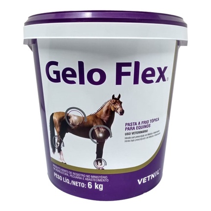 Pasta Tópica para Equinos Vetnil Gelo Flex - 6Kg em Oferta na Shopee