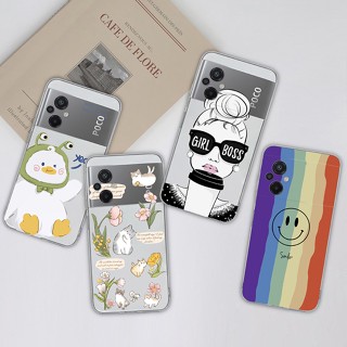 Para Xiaomi Poco M5 Capa De Celular Moda Transparente Silicone Traseira Macia PocoM5 M 5 Coque Funda