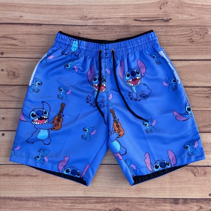 kit-short-praia-casal-lilo-stitch-shopee-brasil