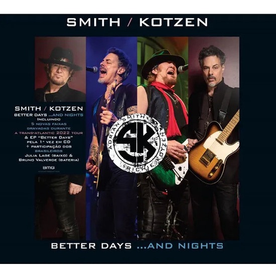 CD ADRIAN SMITH & RICHIE KOTZEN - BETTER DAYS...AND NIGHTS  (NOVO/LACRADO/DIGIPACK)