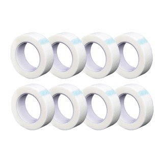 5 Rolos Fita Adesiva Extensão De Cílios Branco De Papel Almofadas Sob Olho Patches