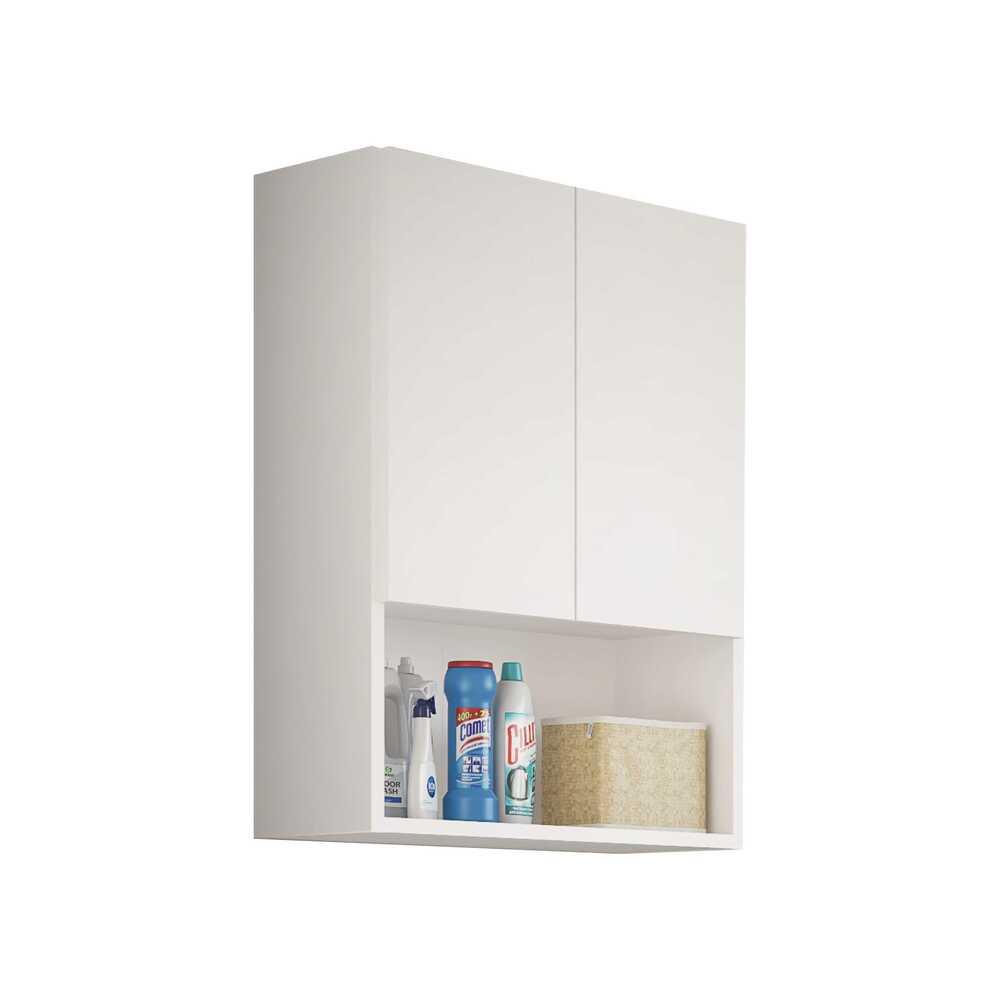 Armário Lavanderia com 2 Portas Multimóveis Ibiza FG5004 Branco em Oferta na Shopee