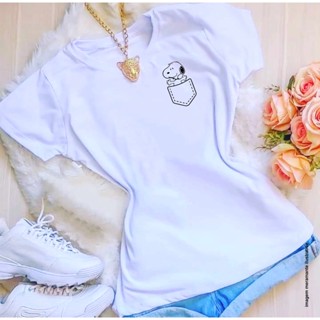 Blusa Feminina - Snoopy Bolso
