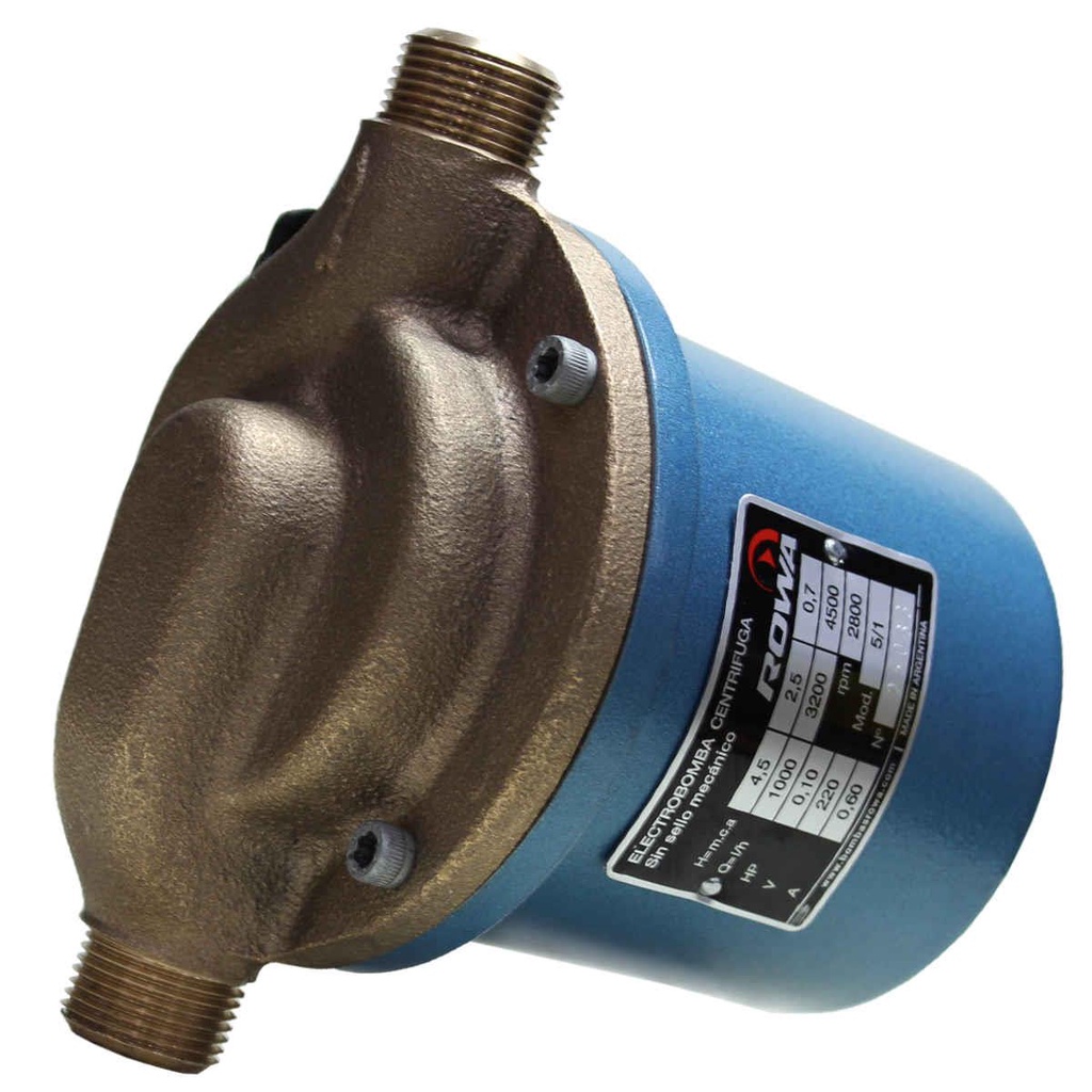 Eletrobomba Sanitaria Rowa 12/1 s Monofásico 220V