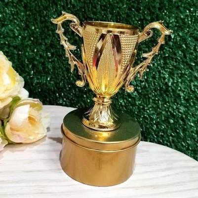 Troféu Taça Futebol jogador copa dourada troféu - 5 unidades