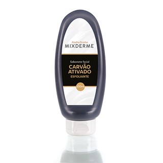 Sabonete Liquido Facial MixDerme Carvao Ativado Esfoliante E Hidratante Facial Com Extrato de Babosa 100ml Abelha Rainha