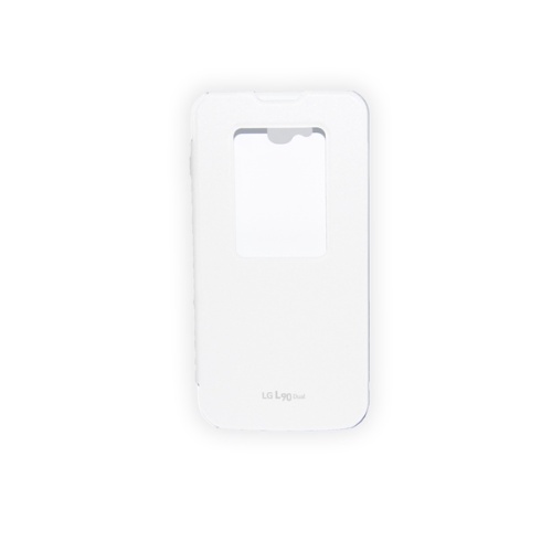 Capa Para LG L90 Dual Protetora Quick Window Branca
