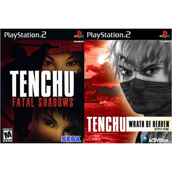 Kit Tenchu Collection Fatal Shadows + Wrath Of Heaven com 2 Jogos (PS2)
