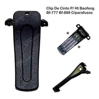 Clip De Cinto Para Ht Baofeng Bf-777 Bf-888 Com Parafusos em Oferta na Shopee