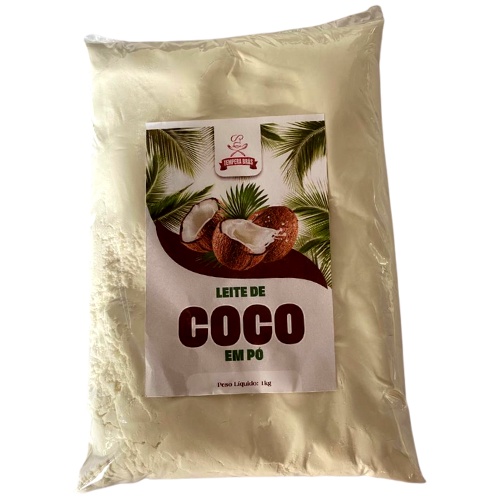 Leite De Coco Em Pó Natural - Linha Premium Tempera Brás em Oferta na Shopee