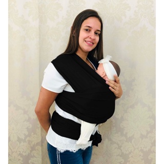 Sling Wrap Canguru Malha - Pano Para Carregar Bebê - Segura Bebê em Oferta na Shopee