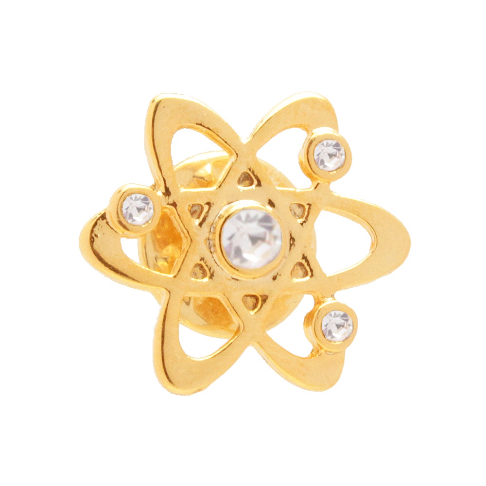 Broche Pin Átomo Símbolo Química Folheado A Ouro 18k em Oferta na Shopee