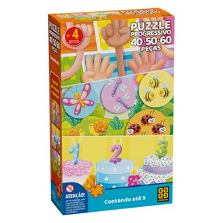 Puzzle Progressivo Contando até 5
