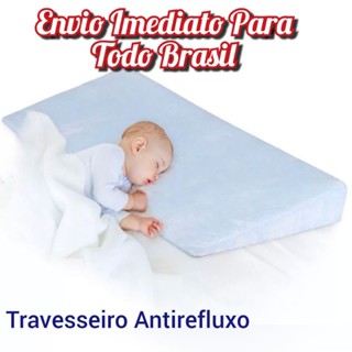 Travesseiro Anti-refluxo Rampa De Carrinho Para Bebê + Capa
