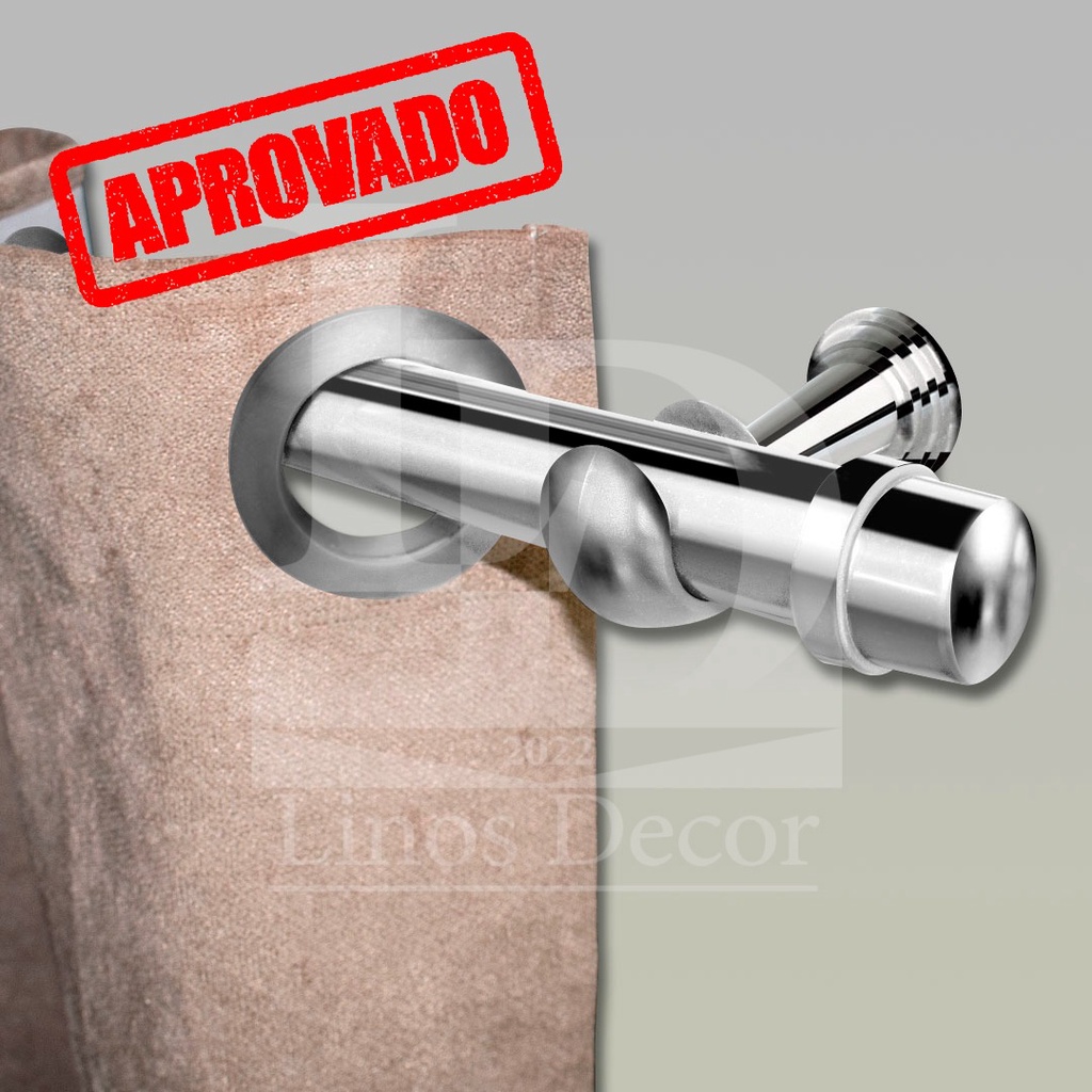 Varão Cromado 1,75 mt 28mm 1,75mt sala quarto cozinha janela em Oferta na Shopee